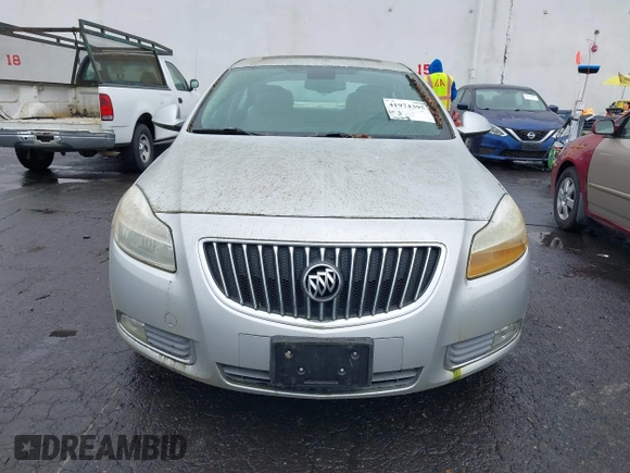 2011 Buick Regal CXL RL6 with VIN W04GU5GC9B1018360, listed as a IAAI auction lot 41974395 with 27,271 mi miles. Bid and sale history available at carsss.com. Image 6.