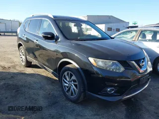 2014 Nissan Rogue SL with VIN 5N1AT2MV9EC803226, listed as a IAAI auction lot 41492057 with 167,584 mi miles. Bid and sale history available at carsss.com. Image 1.