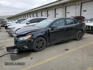 2018 Ford Fusion SE with VIN 3FA6P0T97JR133488, listed as a Copart auction lot 42704905 with 100,553 mi miles and Salvage Title. Bid and sale history available at carsss.com. Image 1.
