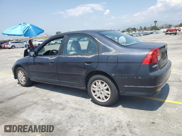 2004 Honda Civic LX with VIN 2HGES16544H579294, listed as a Copart auction lot 55528785 with 172,892 mi miles and Clean Title. Bid and sale history available at carsss.com. Image 2.