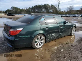 2005 BMW 5 Series 545i with VIN WBANB33545B089511, listed as a Copart auction lot 86564854 with Not Provided miles and Salvage Title. Bid and sale history available at carsss.com. Image 3.