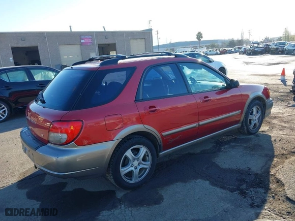 2002 Subaru Impreza Wagon Outback Sport with VIN JF1GG68592H815580, listed as a IAAI auction lot 38139266 with 174,259 mi miles. Bid and sale history available at carsss.com. Image 4.