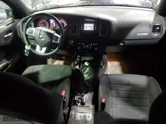 2014 Dodge Charger Police with VIN 2C3CDXAG1EH374677, listed as a Copart auction lot 47038695 with 57,233 mi miles and Clean Title. Bid and sale history available at carsss.com. Image 8.