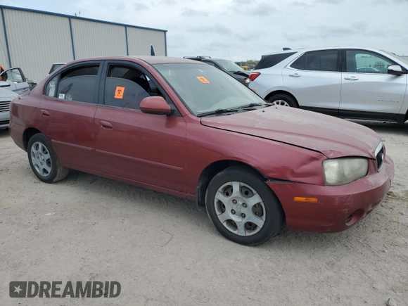 2003 Hyundai Elantra GLS z VIN KMHDN45D53U582935, wystawiony jako Copart lot #47753805 z przebiegiem 215 028 mil mil oraz Szkoda całkowita • Salvage title. Historia ofert i sprzedaży dostępna na DreamBid. Obrazek 4.