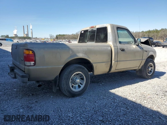 1999 Ford Ranger XL with VIN 1FTYR10V7XPA65522, listed as a Copart auction lot 46995035 with 226,084 mi miles and Salvage Title. Bid and sale history available at carsss.com. Image 3.
