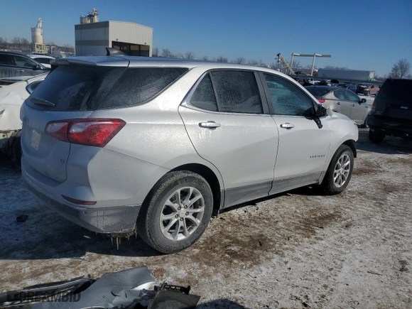 2021 Chevrolet Equinox LT with VIN 3GNAXKEV5MS167492, listed as a Copart auction lot 45908355 with 30,722 mi miles and Salvage Title. Bid and sale history available at carsss.com. Image 3.