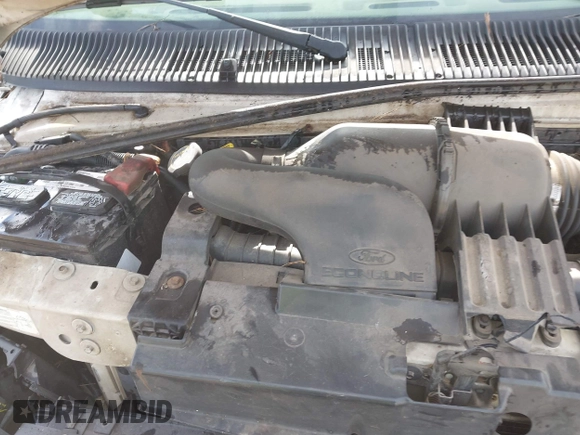 2005 Ford Econoline Cargo with VIN 1FTRE14W45HA10505, listed as a IAAI auction lot 41553982 with 190,357 mi miles and . Bid and sale history available at DreamBid. Image 10.