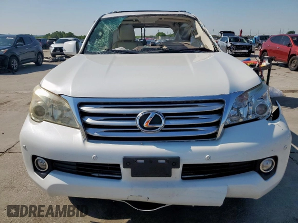 2010 Lexus GX 460 with VIN JTJBM7FXXA5004911, listed as a Copart auction lot 53033735 with 157,895 mi miles and Salvage Title. Bid and sale history available at DreamBid. Image 5.