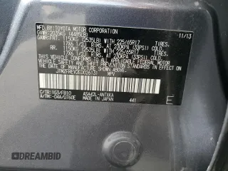 2014 Toyota RAV4 LE z VIN JTMZFREV2ED026131, wystawiony jako Copart lot #59694705 z przebiegiem 56 798 mil mil oraz Szkoda całkowita • Salvage title. Historia ofert i sprzedaży dostępna na DreamBid. Obrazek 13.