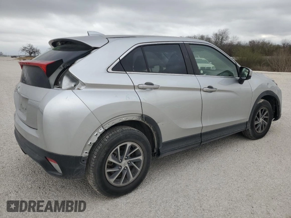 2020 Mitsubishi Eclipse Cross ES z VIN JA4AS3AA7LZ023096, wystawiony jako Copart lot #42303965 z przebiegiem 81 922 mil mil oraz Szkoda całkowita • Salvage title. Historia ofert i sprzedaży dostępna na DreamBid. Obrazek 3.