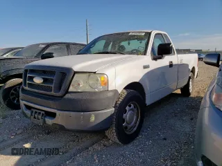 2007 Ford F-150 XL with VIN 1FTRF12W17NA45281, listed as a Copart auction lot 57342005 with 165,058 mi miles and Salvage title. Bid and sale history available at DreamBid. Image 1.