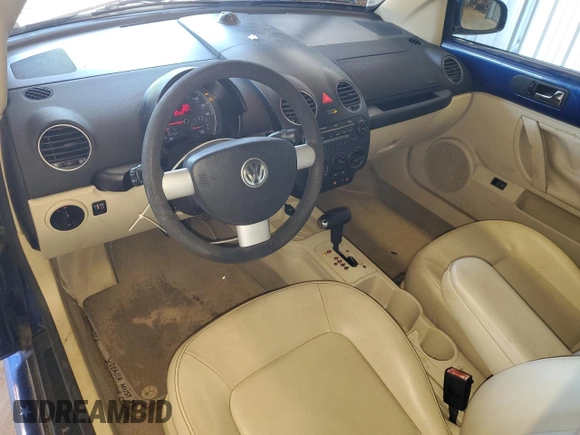 2007 Volkswagen Beetle with VIN 3VWRG31Y37M423541, listed as a Copart auction lot 56596234 with 89,874 mi miles and Salvage title. Bid and sale history available at DreamBid. Image 8.