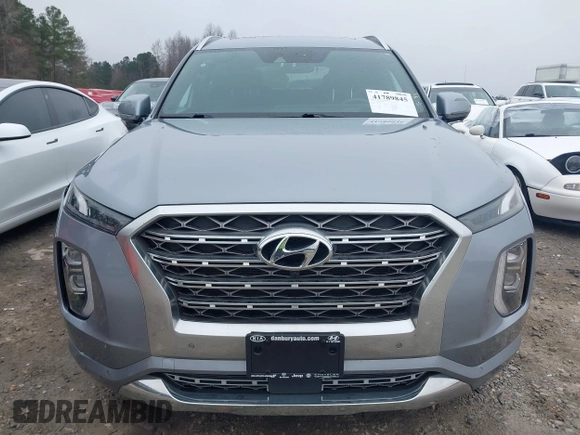 2020 Hyundai Palisade Limited with VIN KM8R5DHE5LU131787, listed as a IAAI auction lot 41789845 with 76,595 mi miles and . Bid and sale history available at DreamBid. Image 12.