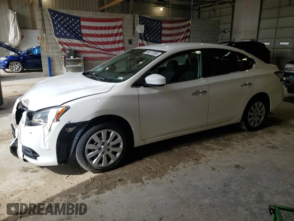 2014 Nissan Sentra SV with VIN 3N1AB7AP0EL659938, listed as a Copart auction lot 54677295 with 119,636 mi miles and Salvage Title. Bid and sale history available at DreamBid. Image 1.