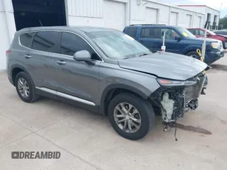 2020 Hyundai Santa Fe SE with VIN 5NMS2CAD7LH151671, listed as a IAAI auction lot 41347653 with 107,148 mi miles. Bid and sale history available at carsss.com. Image 1.