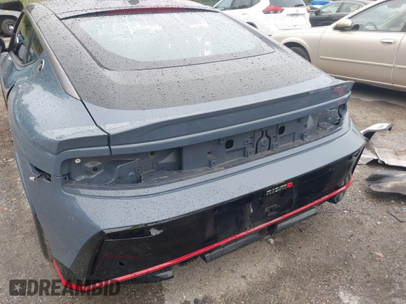 2024 Nissan Z Nismo with VIN JN1BZ4CH9RM360447, listed as a IAAI auction lot 42457597 with 9,723 mi miles and . Bid and sale history available at DreamBid. Image 19.