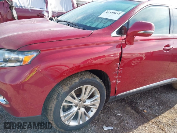 2010 Lexus RX 450h с VIN JTJBC1BA2A2403489, выставлен на аукционе IAAI как лот 42349835 с пробегом 40 163 миль миль и . История ставок и продаж доступна на DreamBid. Изображение 6.