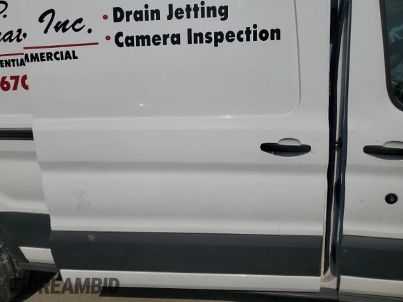 2021 Ford Transit Cargo with VIN 1FTBR1X84MKA46392, listed as a Copart auction lot 47795405 with 50,592 mi miles and Salvage title. Bid and sale history available at DreamBid. Image 11.
