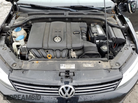 2013 Volkswagen Jetta SE with VIN 3VWDP7AJ4DM425976, listed as a Copart auction lot 58095525 with 77,395 mi miles and Salvage title. Bid and sale history available at DreamBid. Image 11.