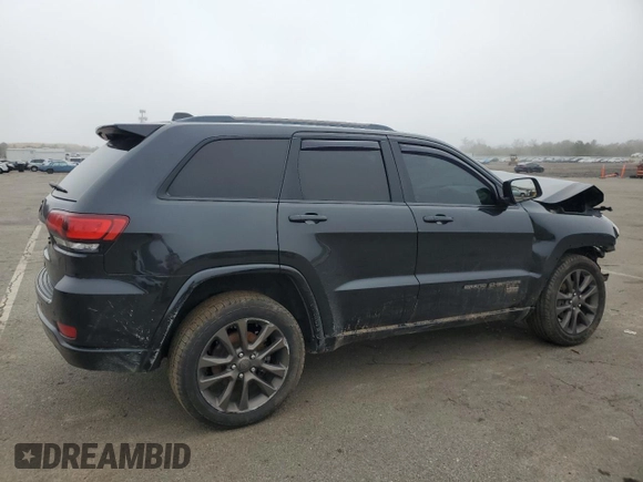 2016 Jeep Grand Cherokee Limited 75th Anniversary with VIN 1C4RJFBG6GC360609, listed as a Copart auction lot 50035315 with Not Provided miles and Salvage Title. Bid and sale history available at DreamBid. Image 3.