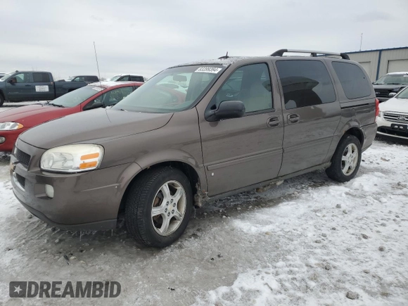 2008 Chevrolet Uplander LT w/1LT with VIN 1GNDV33W48D140312, listed as a Copart auction lot 83399394 with 96,371 mi miles and Clean Title. Bid and sale history available at carsss.com. Image 1.