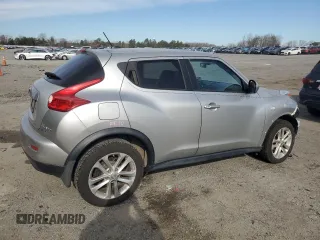 2012 Nissan Juke SV with VIN JN8AF5MV5CT114377, listed as a Copart auction lot 48019965 with 206,389 mi miles and Salvage Title. Bid and sale history available at DreamBid. Image 3.