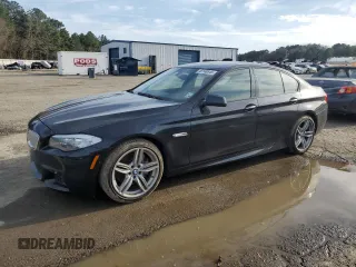 2013 BMW 5 Series 550i with VIN WBAFR9C50DD226675, listed as a Copart auction lot 48148845 with 106,939 mi miles and Salvage Title. Bid and sale history available at carsss.com. Image 1.