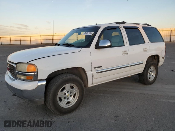 2002 GMC Yukon SLE with VIN 1GKEK13T12R143778, listed as a Copart auction lot 81387104 with 213,129 mi miles and Salvage Title. Bid and sale history available at carsss.com. Image 1.