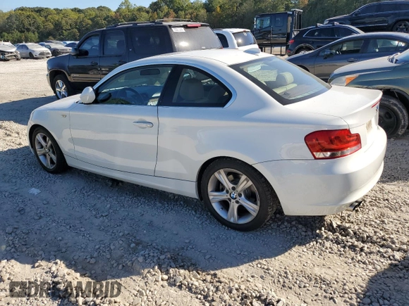 2013 BMW 1 Series 128i with VIN WBAUP7C54DVP24583, listed as a Copart auction lot 77454984 with 114,358 mi miles and Salvage Title. Bid and sale history available at carsss.com. Image 2.