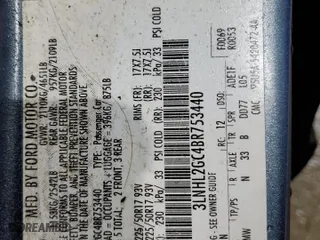 2011 Lincoln MKZ with VIN 3LNHL2GC4BR753440, listed as a Copart auction lot 49872375 with 108,488 mi miles and Salvage Title. Bid and sale history available at carsss.com. Image 12.