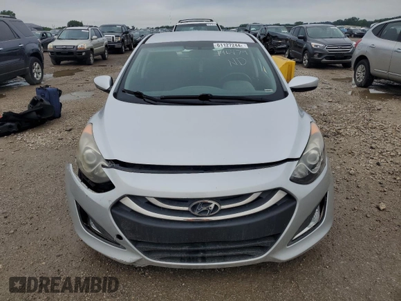2014 Hyundai Elantra GT with VIN KMHD35LH8EU196479, listed as a Copart auction lot 61127244 with 0 mi miles and Salvage Title. Bid and sale history available at carsss.com. Image 5.