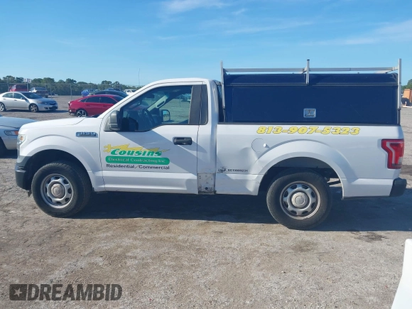 2016 Ford F-150 XL with VIN 1FTMF1C81GKF76556, listed as a IAAI auction lot 42510068 with 106,454 mi miles and . Bid and sale history available at DreamBid. Image 14.