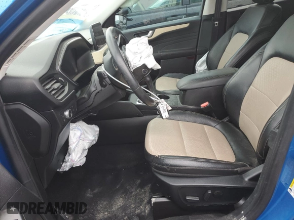 2021 Ford Escape Titanium Hybrid with VIN 1FMCU0DZ2MUB19625, listed as a Copart auction lot 78103914 with 86,861 mi miles and Clean title. Bid and sale history available at DreamBid. Image 7.