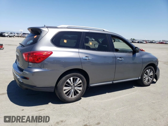 2018 Nissan Pathfinder SL with VIN 5N1DR2MN2JC640523, listed as a Copart auction lot 57519835 with 162,671 mi miles and Salvage title. Bid and sale history available at DreamBid. Image 3.