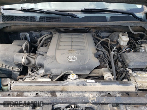 2021 Toyota Tundra SR z VIN 5TFRY5F17MX286018, wystawiony jako Copart lot #61780125 z przebiegiem 83 161 mil mil oraz Szkoda całkowita • Salvage title. Historia ofert i sprzedaży dostępna na DreamBid. Obrazek 11.