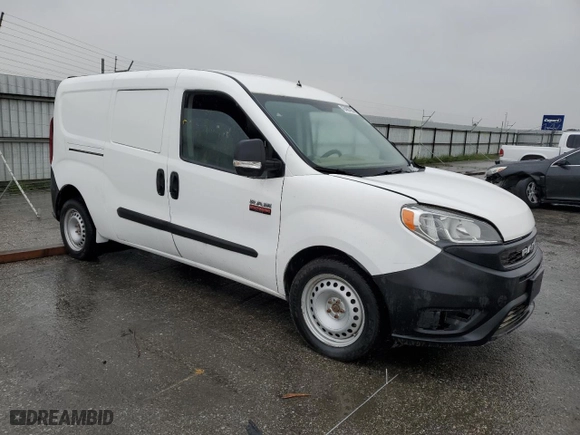 2019 Ram ProMaster City Cargo Van Tradesman with VIN ZFBHRFABXK6M14451, listed as a Copart auction lot 45408795 with 224,365 mi miles and Salvage Title. Bid and sale history available at carsss.com. Image 4.