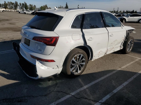 2023 Audi Q5 S line Premium Plus with VIN WA1EAAFY5P2068230, listed as a Copart auction lot 47416625 with 29,259 mi miles and Salvage Title. Bid and sale history available at carsss.com. Image 3.