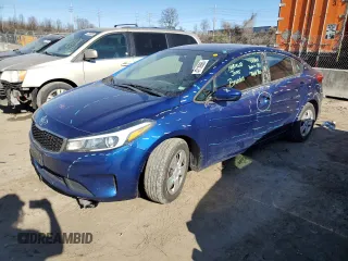 2018 Kia Forte LX with VIN 3KPFK4A75JE188417, listed as a Copart auction lot 47139865 with 77,150 mi miles and Salvage Title. Bid and sale history available at carsss.com. Image 1.