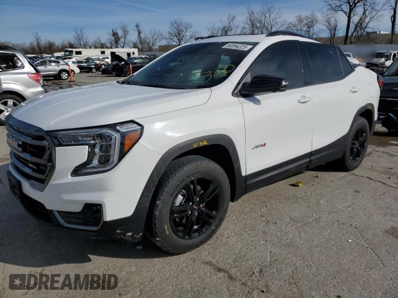 2024 GMC Terrain AT4 with VIN 3GKALYEG2RL196737, listed as a Copart auction lot 50094225 with 18,990 mi miles and Salvage Title. Bid and sale history available at carsss.com. Image 1.
