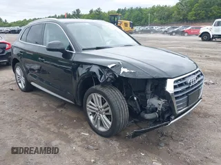 2018 Audi Q5 Premium Plus z VIN WA1BNAFY5J2204533, wystawiony jako IAAI lot #42313217 z przebiegiem 102 925 mil mil oraz . Historia ofert i sprzedaży dostępna na DreamBid. Obrazek 1.