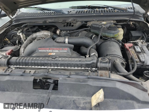 2005 Ford F-250 XL with VIN 1FTSW21P65ED22554, listed as a Copart auction lot 75177884 with 308,817 mi miles and Salvage Title. Bid and sale history available at DreamBid. Image 11.