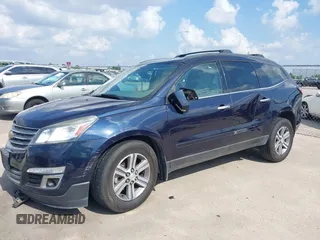 2015 Chevrolet Traverse LT with VIN 1GNKRHKD4FJ296745, listed as a IAAI auction lot 42334324 with 139,386 mi miles and . Bid and sale history available at DreamBid. Image 22.