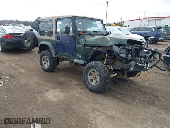 1997 Jeep Wrangler SE with VIN 1J4FY29PXVP406939, listed as a IAAI auction lot 41612380 with 248,314 mi miles. Bid and sale history available at carsss.com. Image 1.