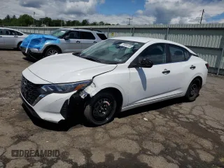 2024 Nissan Sentra S with VIN 3N1AB8BV4RY217482, listed as a Copart auction lot 58404185 with 46,379 mi miles and Salvage title. Bid and sale history available at DreamBid. Image 1.