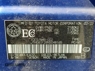 2022 Lexus IS 300 F Sport z VIN JTHG81F28N5048165, wystawiony jako Copart lot #55706955 z przebiegiem 41 204 mil mil oraz Tytuł czysty. Historia ofert i sprzedaży dostępna na DreamBid. Obrazek 12.
