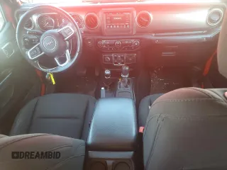 2020 Jeep Gladiator Sport S with VIN 1C6HJTAG2LL135519, listed as a Copart auction lot 60145775 with 35,122 mi miles and Salvage title. Bid and sale history available at DreamBid. Image 8.