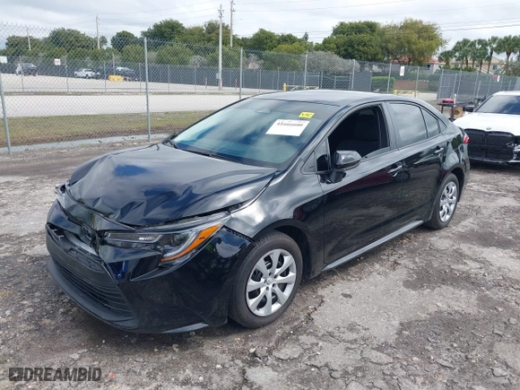 2023 Toyota Corolla LE with VIN 5YFB4MDE1PP056782, listed as a IAAI auction lot 41666600 with 21,972 mi miles. Bid and sale history available at carsss.com. Image 17.
