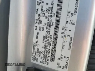 2015 Ford F-150 XLT с VIN 1FTEW1EF1FKE33685, выставлен на аукционе Copart как лот 57180675 с пробегом Не указан миль и Списание • Salvage title. История ставок и продаж доступна на DreamBid. Изображение 12.
