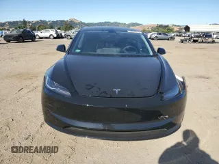 2025 Tesla Model 3 Long Range с VIN 5YJ3E1EB5SF941172, выставлен на аукционе Copart как лот 58968915 с пробегом 2 591 миль миль и Списание • Salvage title. История ставок и продаж доступна на DreamBid. Изображение 5.