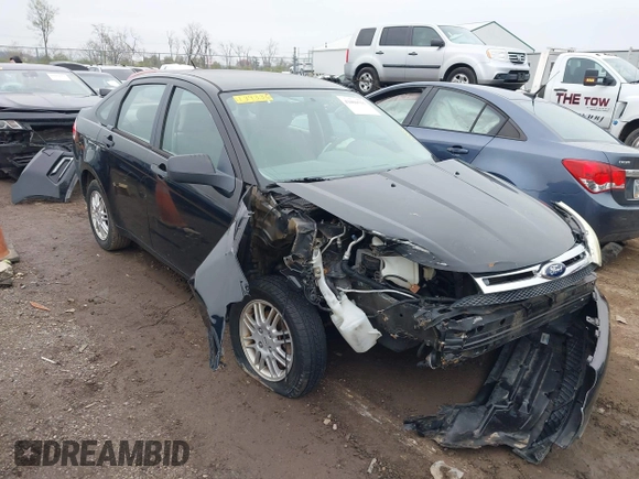 2010 Ford Focus SE with VIN 1FAHP3FN3AW139336, listed as a IAAI auction lot 42009555 with 108,814 mi miles. Bid and sale history available at carsss.com. Image 1.